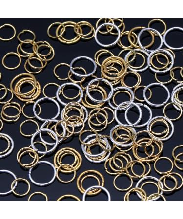 Jepeux 400Pcs 7mm Silver Open Jump Ring for Key Chain, Jewelry Making, Necklace Maintenance, and Earring Decoration DIY - 400Pcs 7mm Silver/400pcs - Buy Online on SooperMarket.com