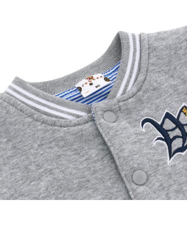 Famuka Baby Spring Jacket Kids Baseball Coat 6-12 Months Grey - Buy Online on SooperMarket.com