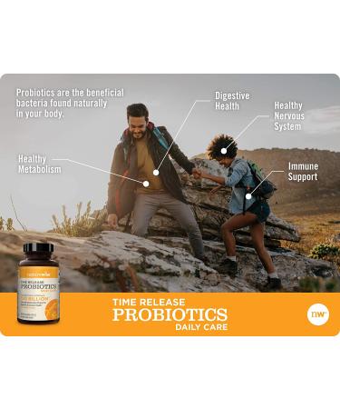 NatureWise Time Release Probiotics - Daily Care 60 Caplets for Digestive Health - Buy Online on SooperMarket.com