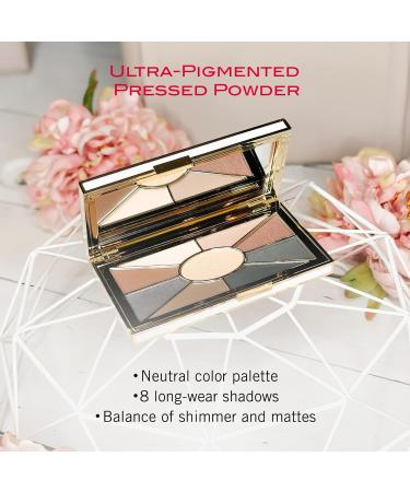 Mirabella Eyeshadow Palette Rendezvous - Eye Love You Collection | Neutral Ultra-Pigmented Pressed Powders - Matte & Shimmer Colors | Long-Lasting & Blendable | Paraben & Talc-Free - Buy Online on SooperMarket.com