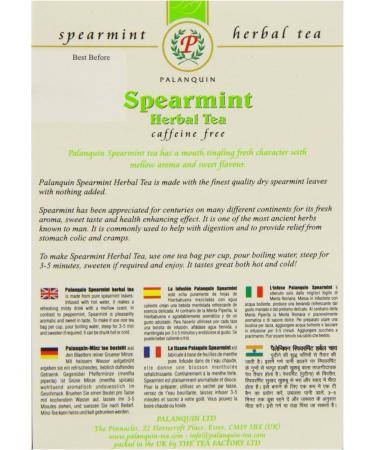 Palanquin's Spearmint Herbal Tea 40 Tea Bags - Buy Online on SooperMarket.com