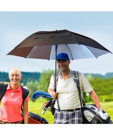 Procella Golf Umbrella - UV Protection, Windproof & Waterproof - UPF 50+ Sun Umbrella for Golf, Sports & Everyday Use - Heavy Duty Automatic UV Blocker with Matching Carrying Case - Buy Online on SooperMarket.com