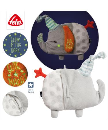 Fehn Warmth Elephant Cuddly Toy - Soothing Grape Bundle Pillow & Glow-in-the-Dark Soft Toy for Babies 0+ Months - Buy Online on SooperMarket.com
