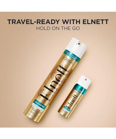 L'Oreal Paris Elnett Hair Care Elnett Satin Extra Strong Hold Hairspray - Unscented Long Lasting + Humidity Resistant Hair Styling Spray 2.2 Oz Unscented 2.2 Ounce (Pack of 1) - Buy Online on SooperMarket.com