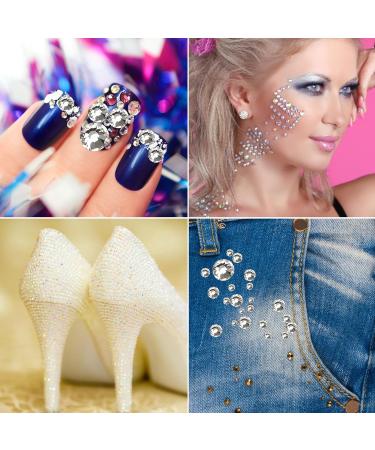 Buy Jollin SS16 Rhinestones - 1440pcs Flat Back Glass Adhesive Crystals for Crafting - International Shipping - Buy Online on SooperMarket.com