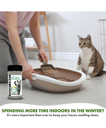 SCENT AWAY Cat litter Deodorizer Litter Box Odor Eliminator | Fragrance Free Cat Litter Deodorizer with ACTIVE CARBON | Eliminates Cat Odors and Smells to Keep Your Home Fresh and Clean (Pack of 1) 310.52 ml (Pack of 1) - Buy Online on SooperMarket.com