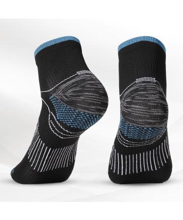 Halinuia 12 Pairs Compression Socks - L/XL Support Stockings for Women & Men | Short Athletic Hiking Jogging & Running Gear - Buy Online on SooperMarket.com