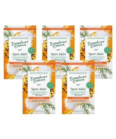 Pack of 5 Dresdner Essence Health Bath Sport Active 5 x 60 g