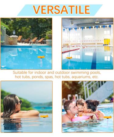 Formizon Floating Pool Thermometer - Break-Resistant Water Temperature Gauge for Pools Spas & Ponds - Buy Online on SooperMarket.com