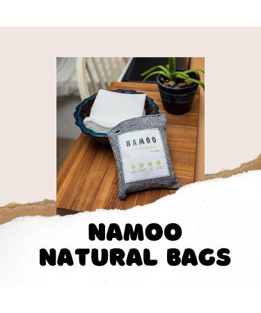 Namoo Natural Air Purifying Charcoal Bags - 10 Pack, Odor Eliminator with Hooks, Suction Cups - 200g x 4 Pack + 75g x 6 Pack - Buy Online on SooperMarket.com