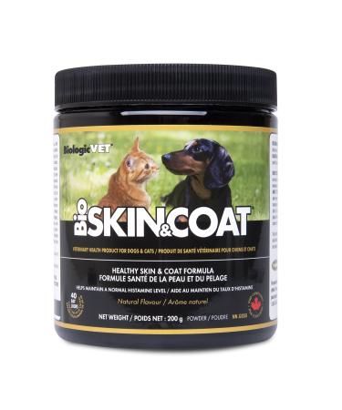 BioSKIN&COAT Natural Antihistamine for Dogs and Cats 200 g Powder Greenish 200 g (Pack of 1)