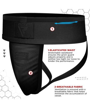 Buy RDX Deep Protection Men's Boxing Jockstrap | Ultimate Testicular Protection for MMA Kickboxing & Muay Thai - Men s Groin Guard Cup - Buy Online on SooperMarket.com