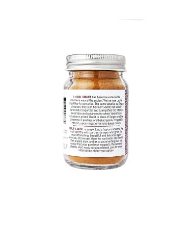 Burlap & Barrel Royal Cinnamon - Saigon Cinnamon for Pastries, Coffee & Smoothies - 1.8oz Glass Jar - Buy Online on SooperMarket.com
