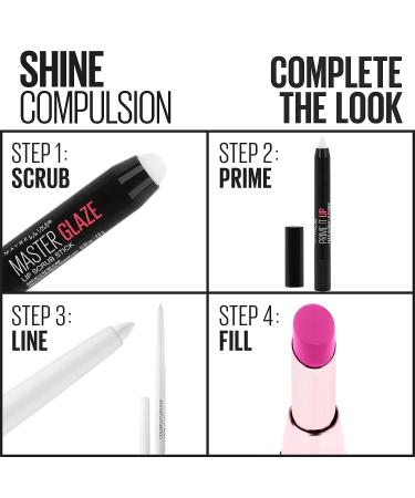 Maybelline New York Color Sensational Shine Compulsion Lipstick - Steamy Orchid 0.1 Ounce - Buy Online on SooperMarket.com