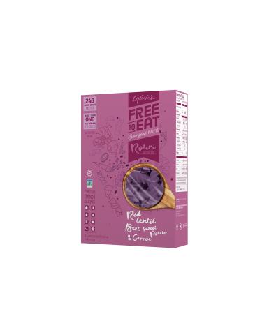 Cybele's Free to Eat Gluten Free & Grain Free Pasta | Superfood Purple, Rotini | High in Plant Based Protein | Dairy Free, Nut Free, Soy Free, Allergen Free, Non GMO, Vegan | 8oz Box (Pack of 6) Superfood Purple Rotini 8 Ounce (Pack of 6)