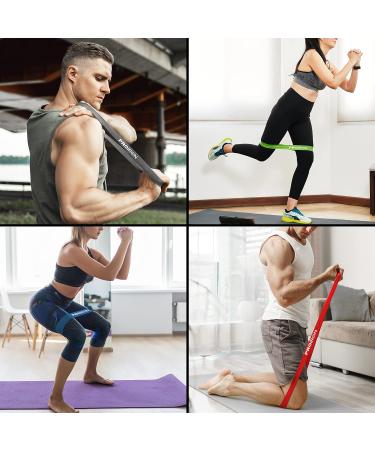 PROIRON Resistance Bands Set - 5 Exercise Bands for Men and Women with Guide and Carrying Bag - Buy Online on SooperMarket.com