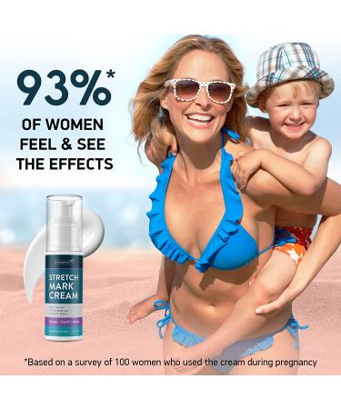 Stretch Mark Cream - Maternity Skin Care with Collagen, Jojoba, and Olive Oil - Prevents and Fades Stretch Marks - Hydrating Belly Lotion for Pregnant Women - 4 oz - Buy Online on SooperMarket.com