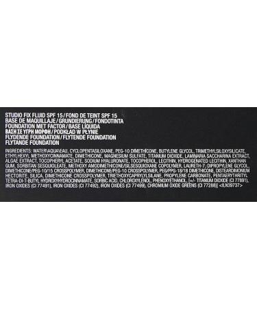 MAC Studio Fix Fluid Foundation SPF15 NC20 - 30 ml - Pack of 1 - Buy Online on SooperMarket.com