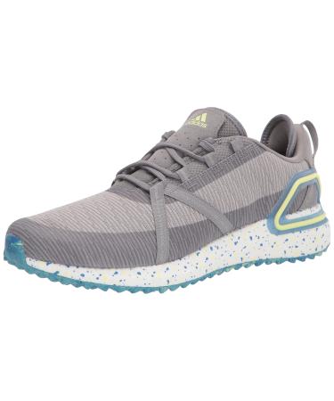 adidas Men's Solarthon Primegreen Spikeless Golf Shoes 12 Grey Three/Pulse Yellow/Grey Two