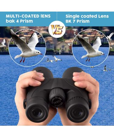 Binoteck 10x42 Binoculars for Adults | Professional HD Roof BAK4 Prism Lens | Ideal for Bird Watching, Hunting, Travel, Sports, Opera, Concerts | Includes Carrying Bag | Lightweight (1.0 lbs) | New Model - Buy Online on SooperMarket.com
