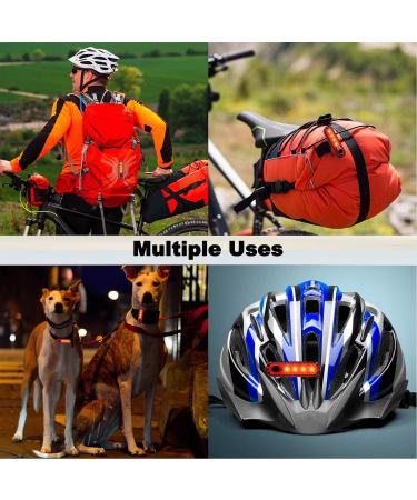 USB Rechargeable Bright Bike Tail Lights - 4 Light Modes - Easy Install - 2 Pack - Buy Online on SooperMarket.com