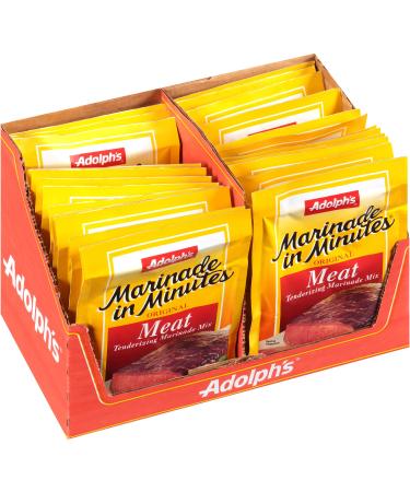Adolph's Marinade in Minutes Original Meat Tenderizing Marinade, 1 oz (Pack of 24) Yellow 1 Ounce (Pack of 24)