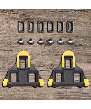 NAACOO SPD Road Bike Cleats for Shimano Speed-SL - Yellow Cleats Set for Indoor Outdoor Cycling - Buy Online on SooperMarket.com