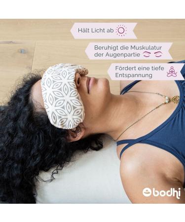 Bodhi Soft Cotton Eye Cushion | Organic Linseed & Lavender Filling | Vegan Eye Mask for Yoga Relaxation & Meditation | Multiple Designs Available - Buy Online on SooperMarket.com