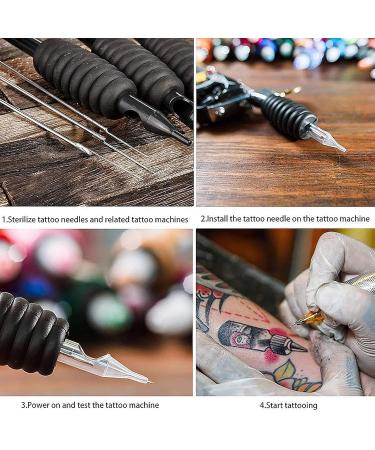 Yugui 50Pcs Stick and Poke Needles - Mixed Sizes 3RL, 5RL, 7RL, 9RL, 3RS, 5RS, 7RS, 9RS, 5M1, 7M1 - Buy Online on SooperMarket.com