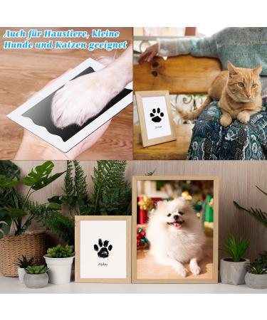 Togou2s Baby Handprint & Footprint Set - 6Pcs Clean Touch Stamp Kit | Baby Footprints Gift Box (0-6 Months) | Dog & Cat Paw Print Set - Buy Online on SooperMarket.com