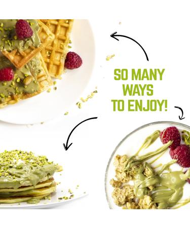 Eatalian by amz Better Protein Pistachio Cream Crunchy 200g - Sweet & Creamy Spread for Bread Sweets Ice Cream & Cakes - Made in Italy - Buy Online on SooperMarket.com