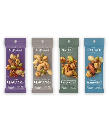 Sahale Snacks Bean + Nut Snack Mix Variety Pack 1.25 Ounces (Pack of 12)