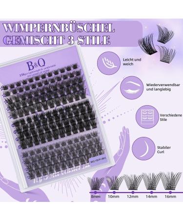 Premium 156PCS Lash Extension Set - DIY Eyelash Extensions Kit with Adhesive Mascara Brush & Applicators - SUNSKIT - Buy Online on SooperMarket.com
