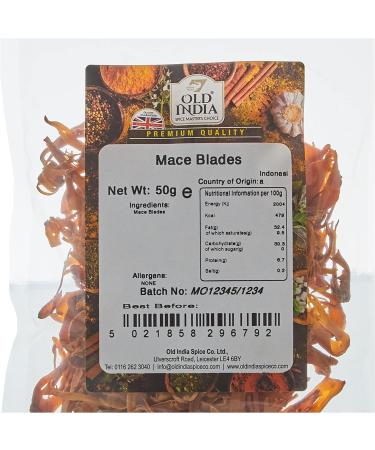 Old India Mace Blades 50g - Premium Quality Spice Blend - Buy Online on SooperMarket.com