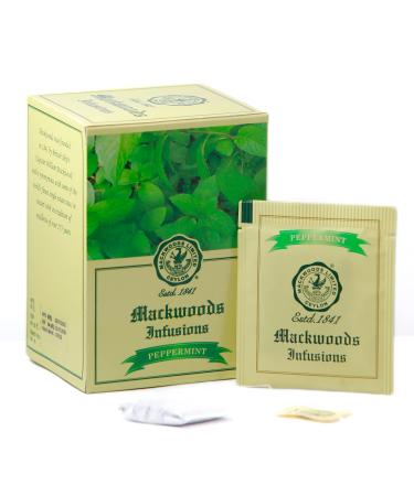MACKWOODS PEPPERMINT HERBAL INFUSION IN 25 ENVELOPED TEA BAGS