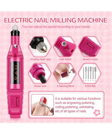 PEACECOLOR Gel Nail Kit with Electric Nail File - 18Pcs Gel Polish Set, 36W UV/LED Lamp, Professional Manicure Tools - KAP0029 - Buy Online on SooperMarket.com