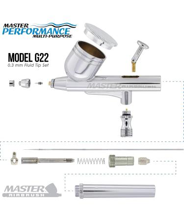 Multi-Purpose Airbrushing System Kit with Portable Mini Compressor - Dual-Action Airbrush for Hobby, Craft, Cake Decorating, Tattoo - Includes Hose & How-to Guide Booklet - Buy Online on SooperMarket.com