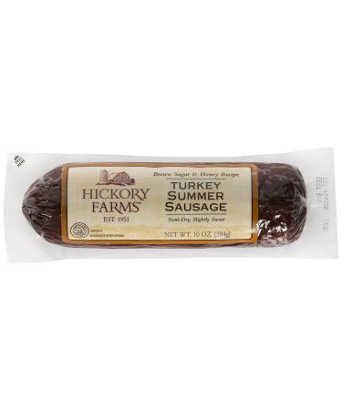 Hickory Farms Turkey Summer Sausage Net WT.10 OZ