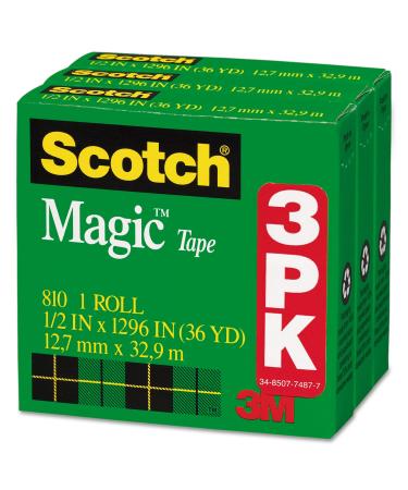 Scotch MMM810H3 Magic Tape Refill - Buy Online on SooperMarket.com