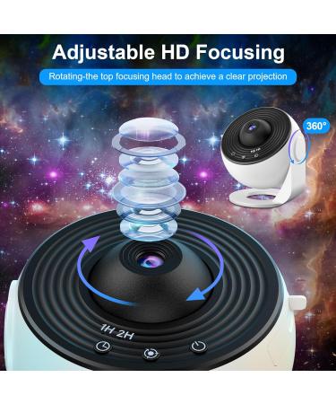Mexllex Planetarium Star Projector: Realistic Galaxy Light with 12 Planet Discs - Ideal Night Light for Bedroom, Living Room, and Parties - Buy Online on SooperMarket.com