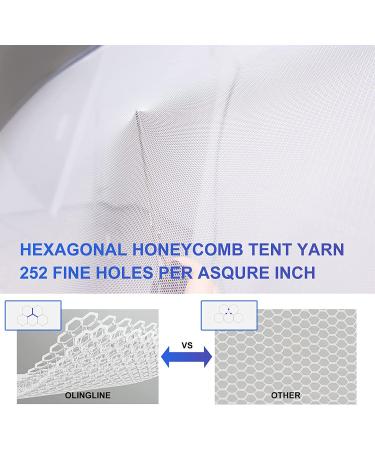 Pop Up Mosquito Net for Full to King Size Bed - Foldable, Portable, Large 72 x 78 x 59 inch - Ideal for Baby and Adults - Buy Online on SooperMarket.com
