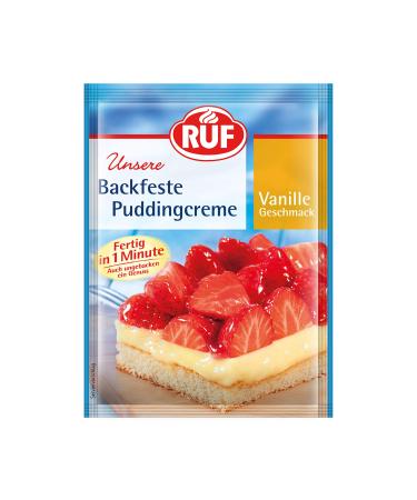 Call backproof pudding cream with vanilla taste pudding powder as the basis for strawberry cake & fruit tarts quickly prepared gluten-free 42g pudding cream 42 g (1 Pack)