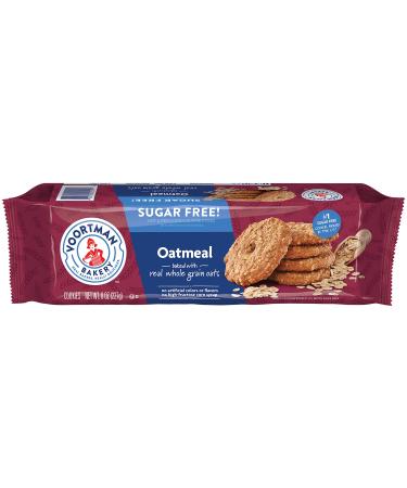 Voortman Bakery Sugar Free Oatmeal Cookies, 12 Count