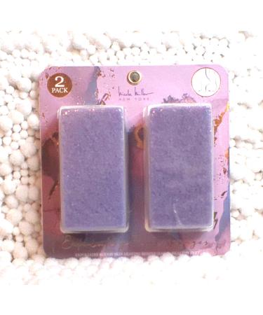 Nicole Miller Exfoliating Foot Sponges Set of 2 Purple