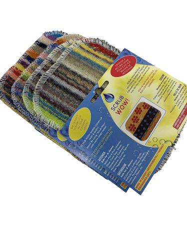 Scrub-Wow Scrubbys Extreme Value 4 Pack - All Stripes Designs (Free Scrubby) - Environmentally Friendly & Dishwasher Safe - Made in Europe - Buy Online on SooperMarket.com