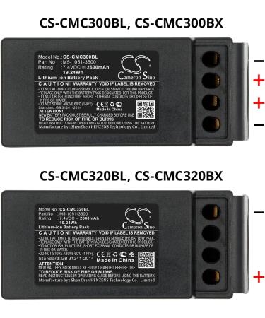 Battery Replacement for Cavotec M9-1051-3600 EX | MC-3000 MC-3 M5-1051-3600 - International Shipping Available - Buy Online on SooperMarket.com