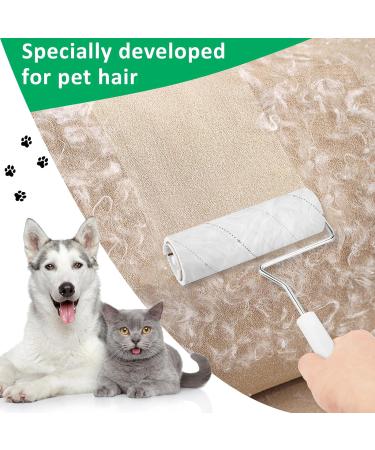 ONLYESH 360 Leaves Foot Roll - 16cm Lint Roller for Cat Hair Sofa Bed & Carpet | 4 Rolls 90 Sheets Each - Perfect for Pet Owners! - Buy Online on SooperMarket.com