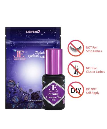 LIGHTEYES 5ml Japan Eyelash Extensions Adhesive | Fast 1 Sec Drying | 6-8 Weeks Professional Retention - International Shipping - Buy Online on SooperMarket.com
