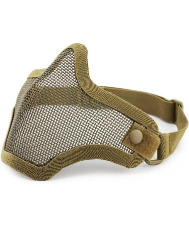 Warmharting Tactical Airsoft Mask - Metal Mesh Face Protection for Paintball Halloween & Cosplay - Durable & Comfortable - Buy Online on SooperMarket.com