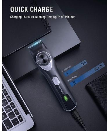 SUPRENT Beard Trimmer for Men | Adjustable Cordless Mustache Trimmer with 19 Length Settings | International Shipping Available - Buy Online on SooperMarket.com